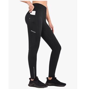 BALEAF Women's XL Fleece Leggings Water Resistant Winter Clothes Running Tigh